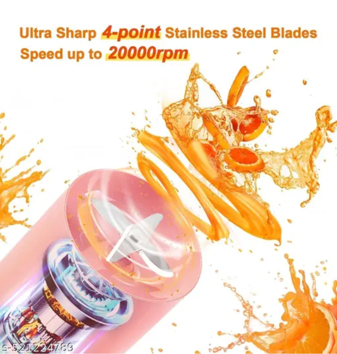 Mini juicer bottle, mini juice maker and milkshake maker