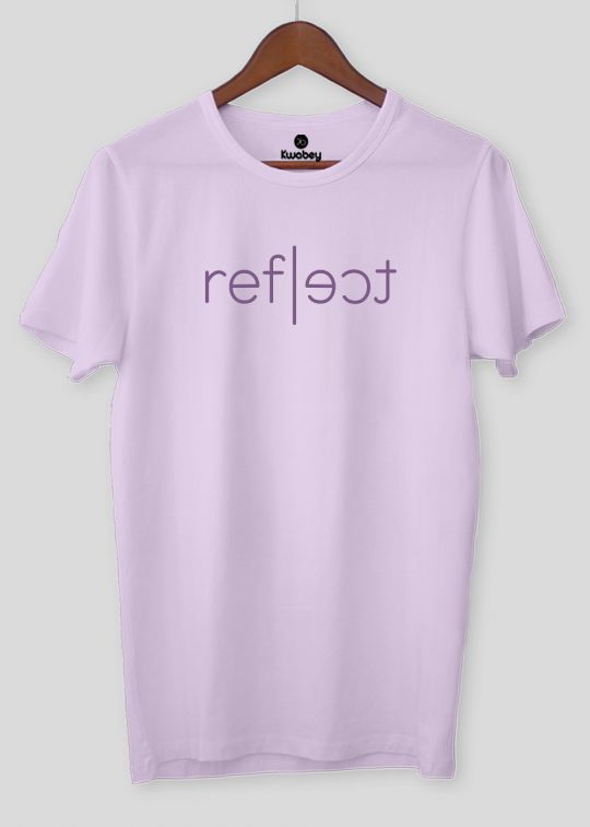 Reflect Lilac Half Sleeve T-Shirt For Men