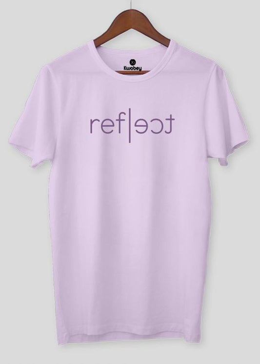 Reflect Lilac Half Sleeve T-Shirt For Men